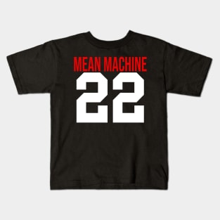 The Longest Yard Paul Crewe Mean Machine Jersey (Front & Back Print) Kids T-Shirt